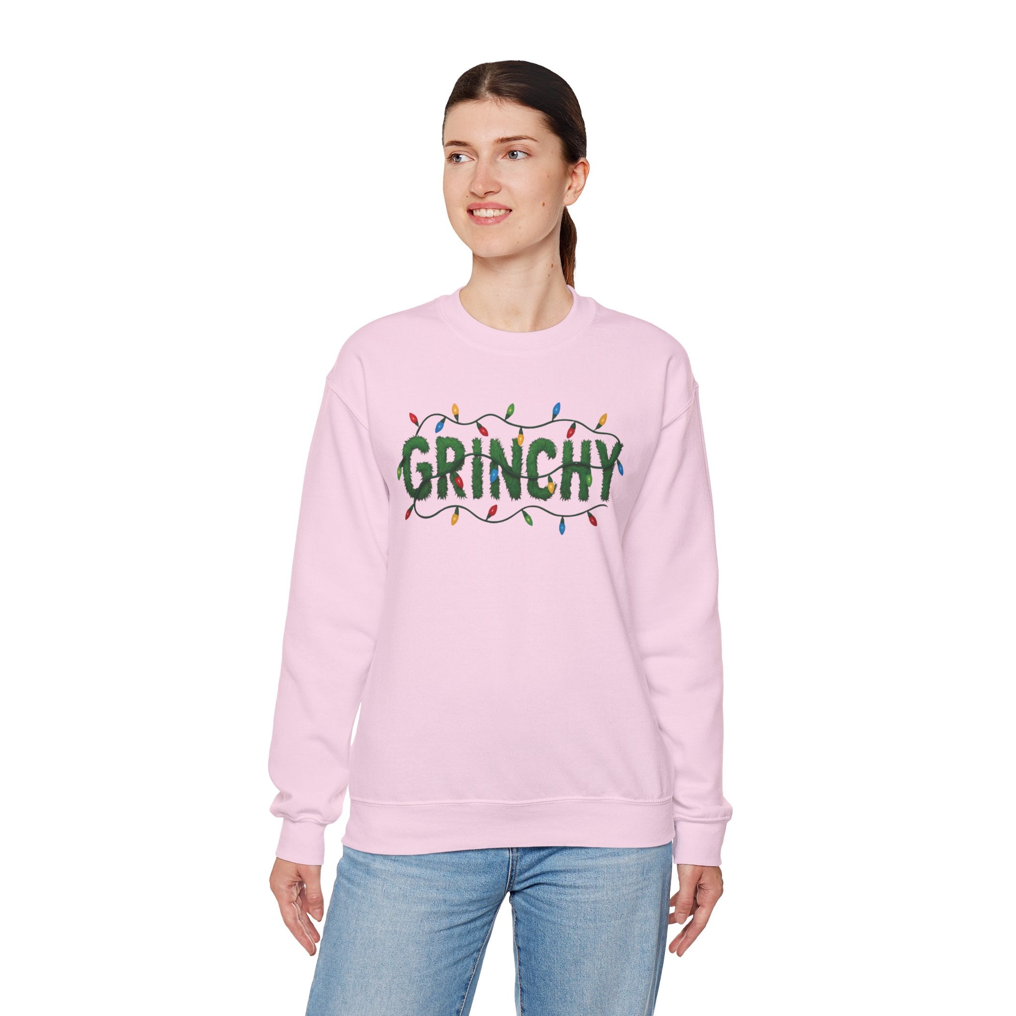 Grinchy Sweatshirt — Holiday Christmas Crewneck