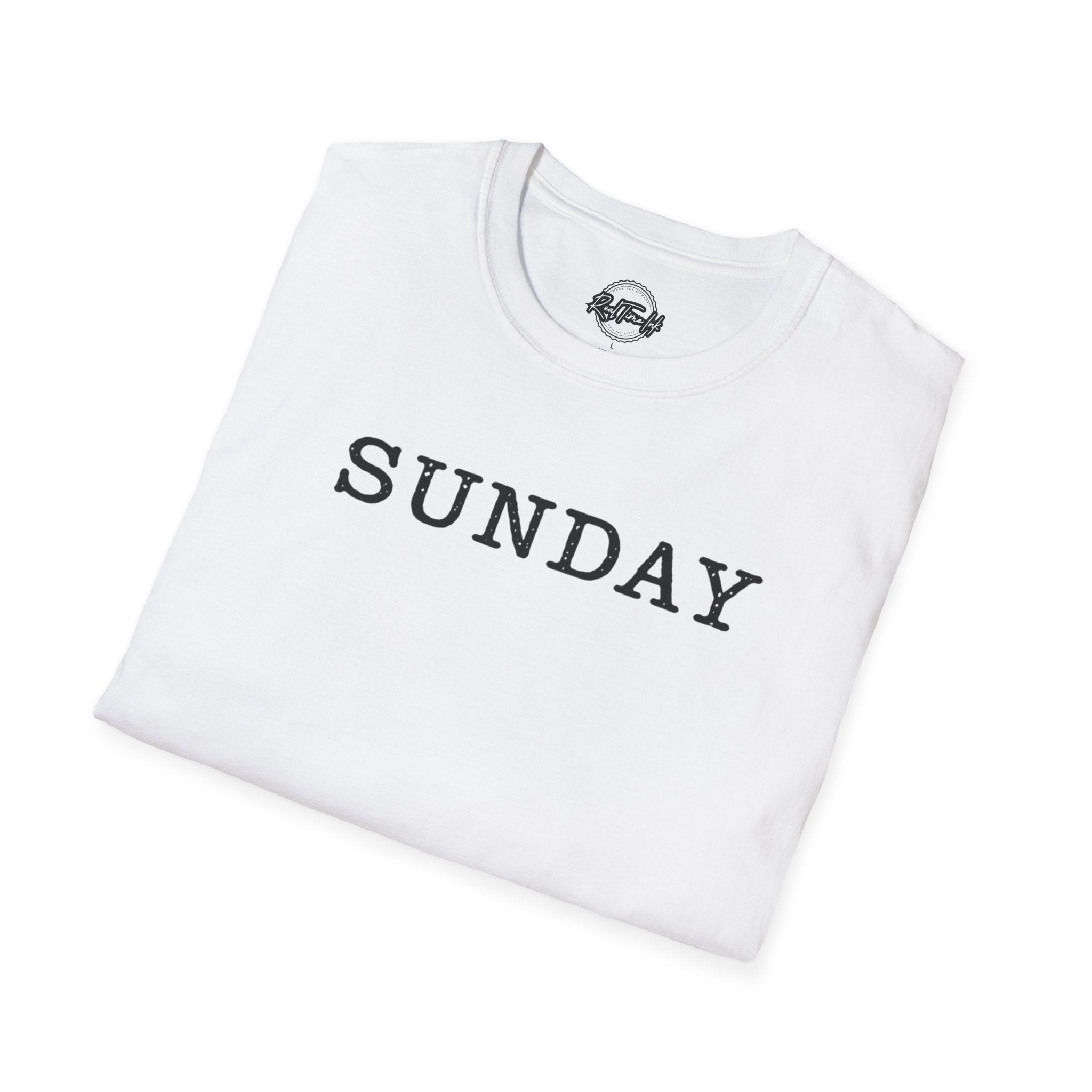 Sunday Graphic T-Shirt — Minimalist Weekend Tee