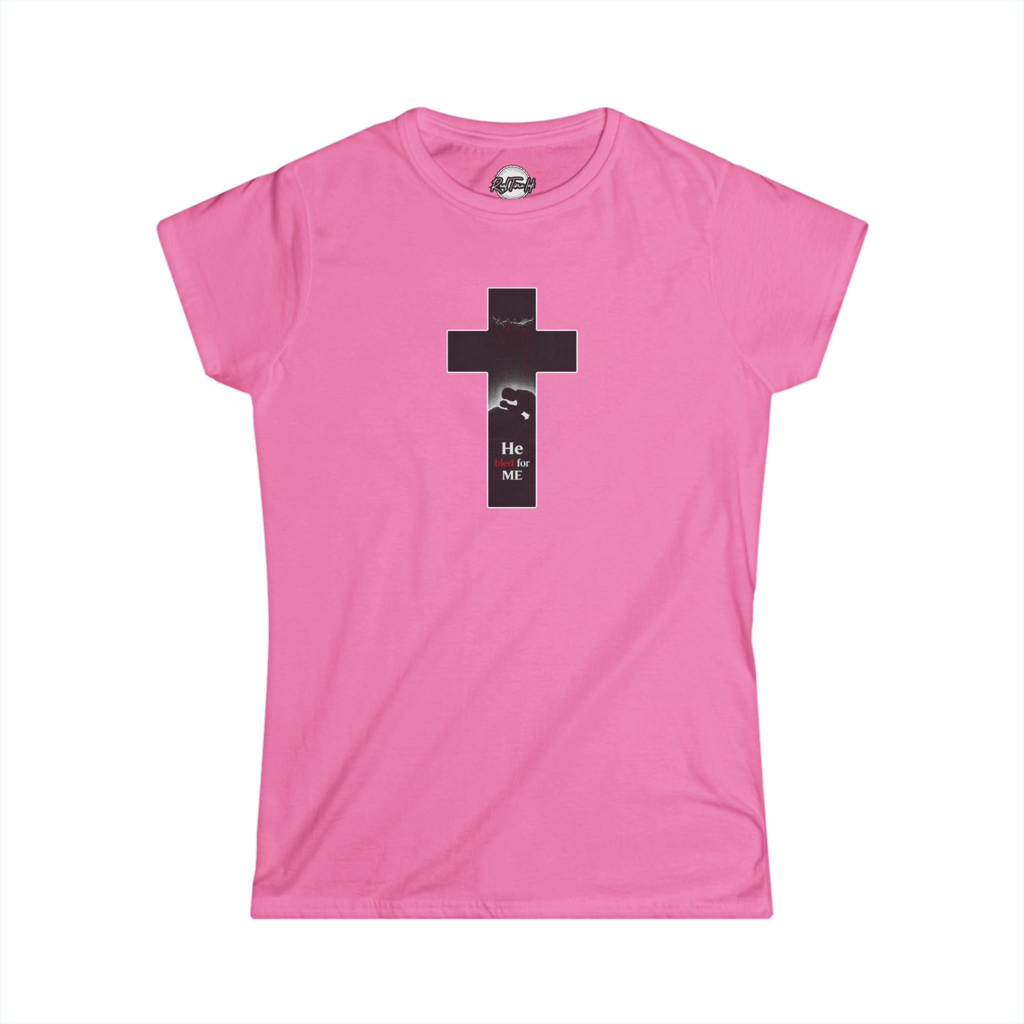 He Bled For Me Women's Tee — Christian Inspirational Faith T-Shirt