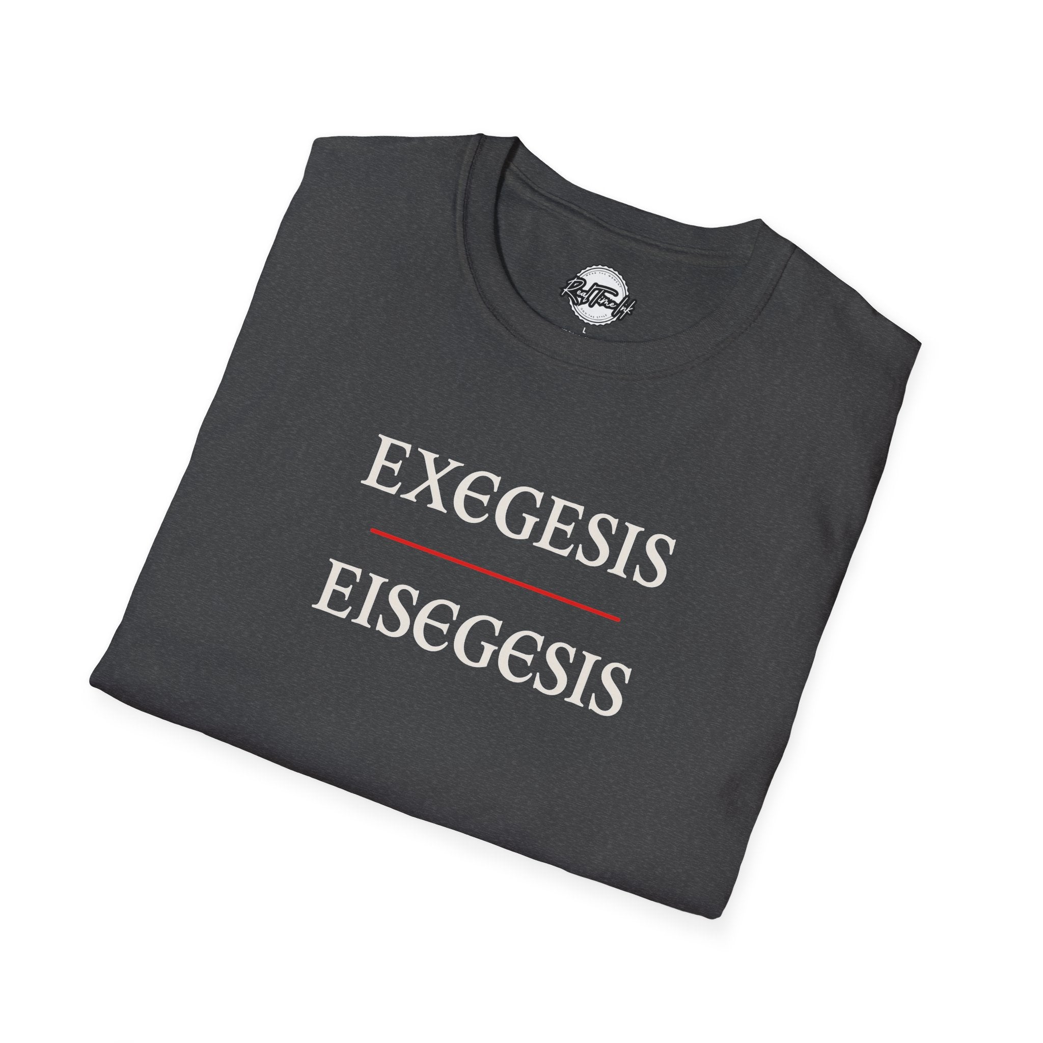 Scholarly Exegesis Tee | Unisex Casual Shirt, Philosophy Gift, Academic Wear, Literature Lover Gift, Study T-Shirt