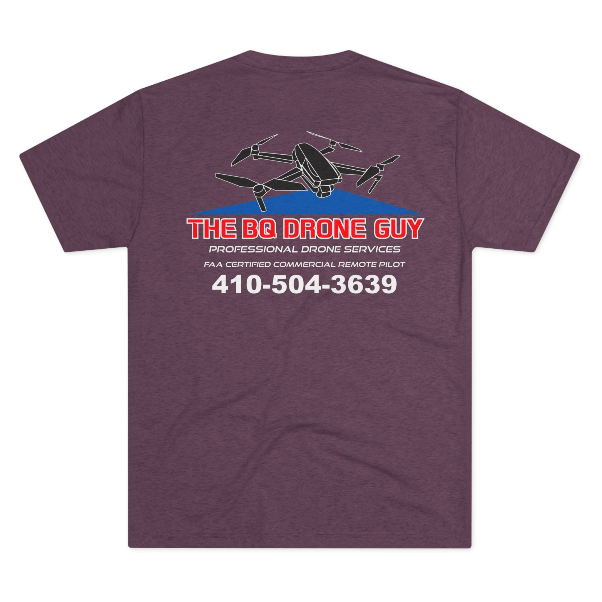 The BQ Drone Guy Logo & Contact Tee