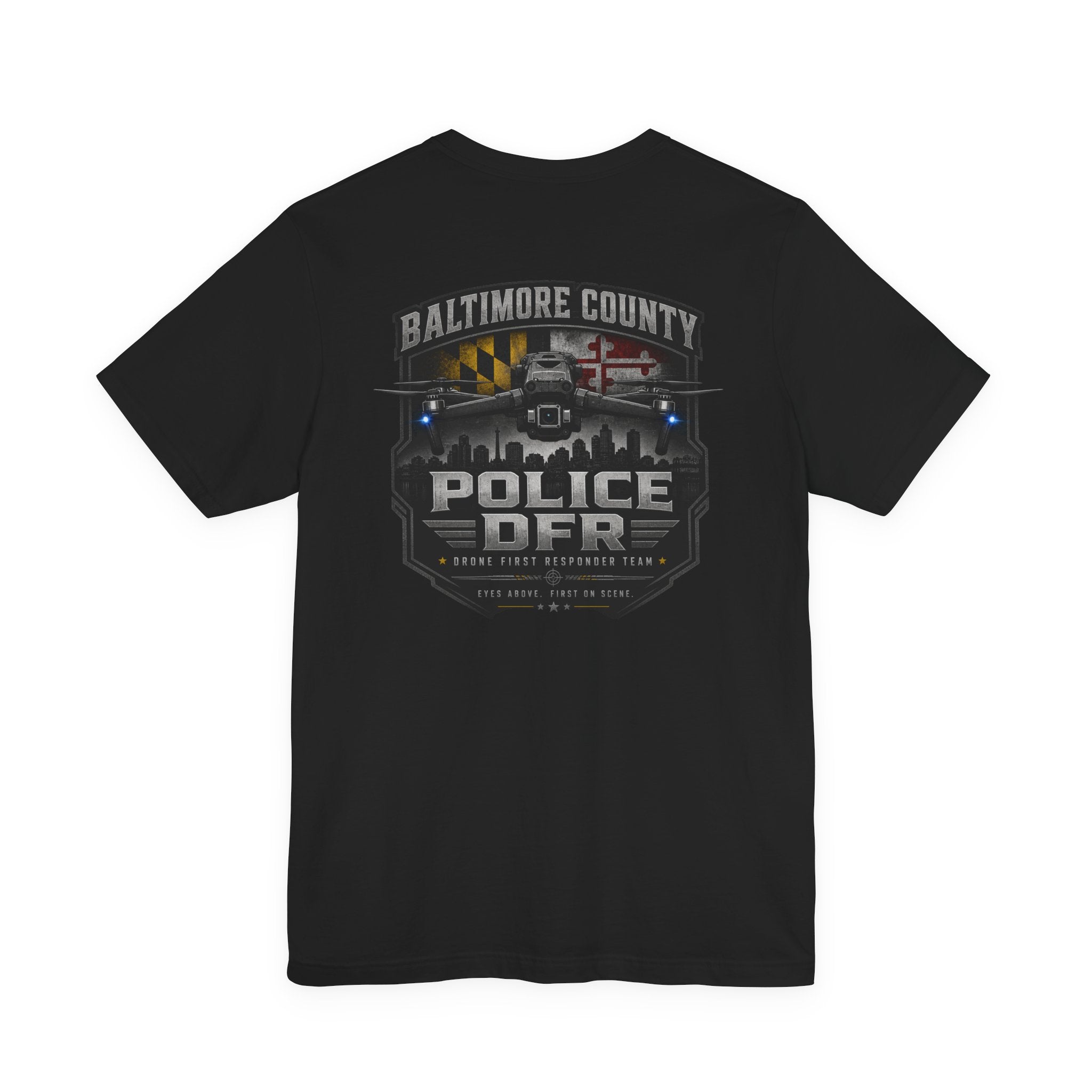 Police D.F.R. Baltimore County T-Shirt — Law Enforcement Support Tee