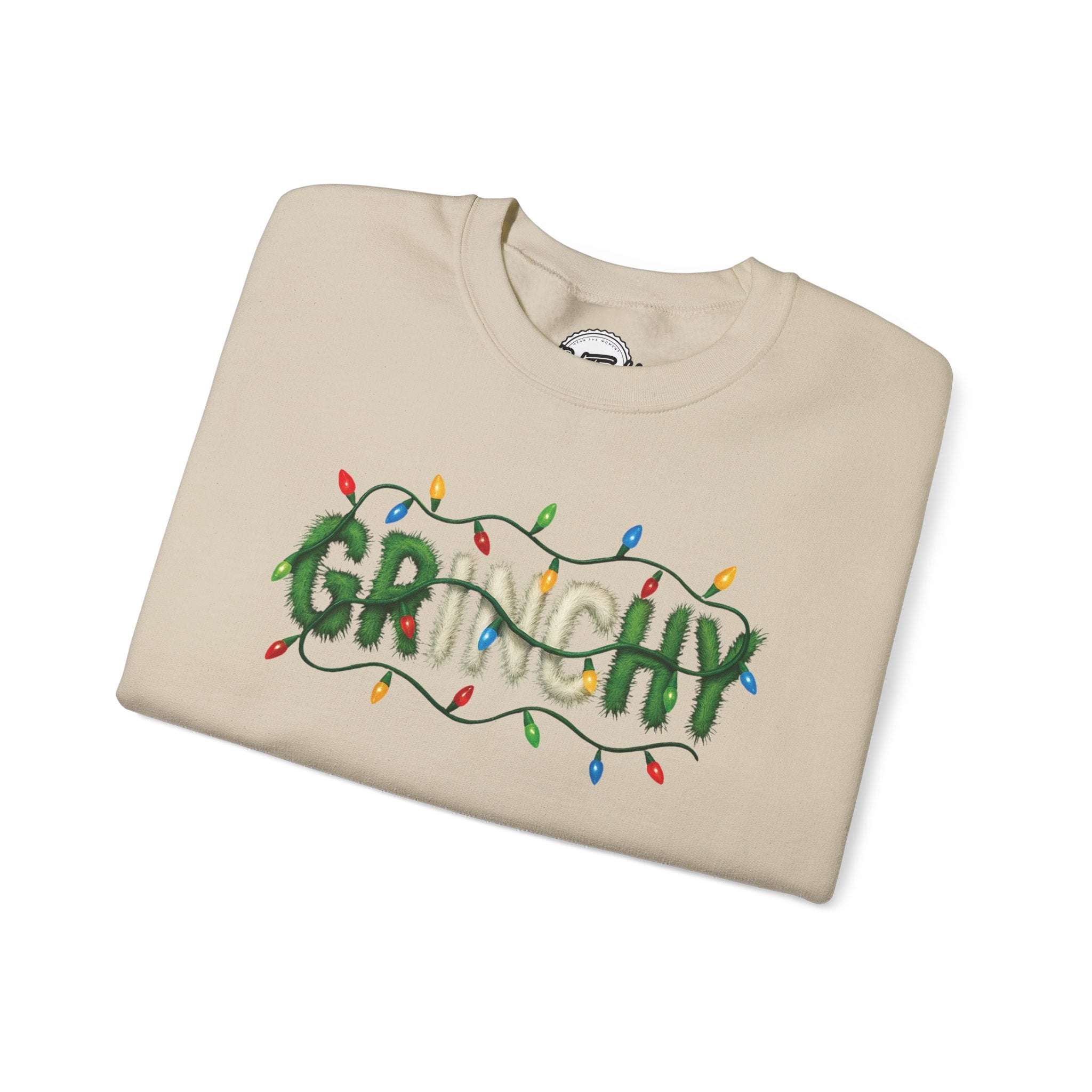Grinchy Crewneck Sweatshirt — Holiday Christmas Grinch Pullover