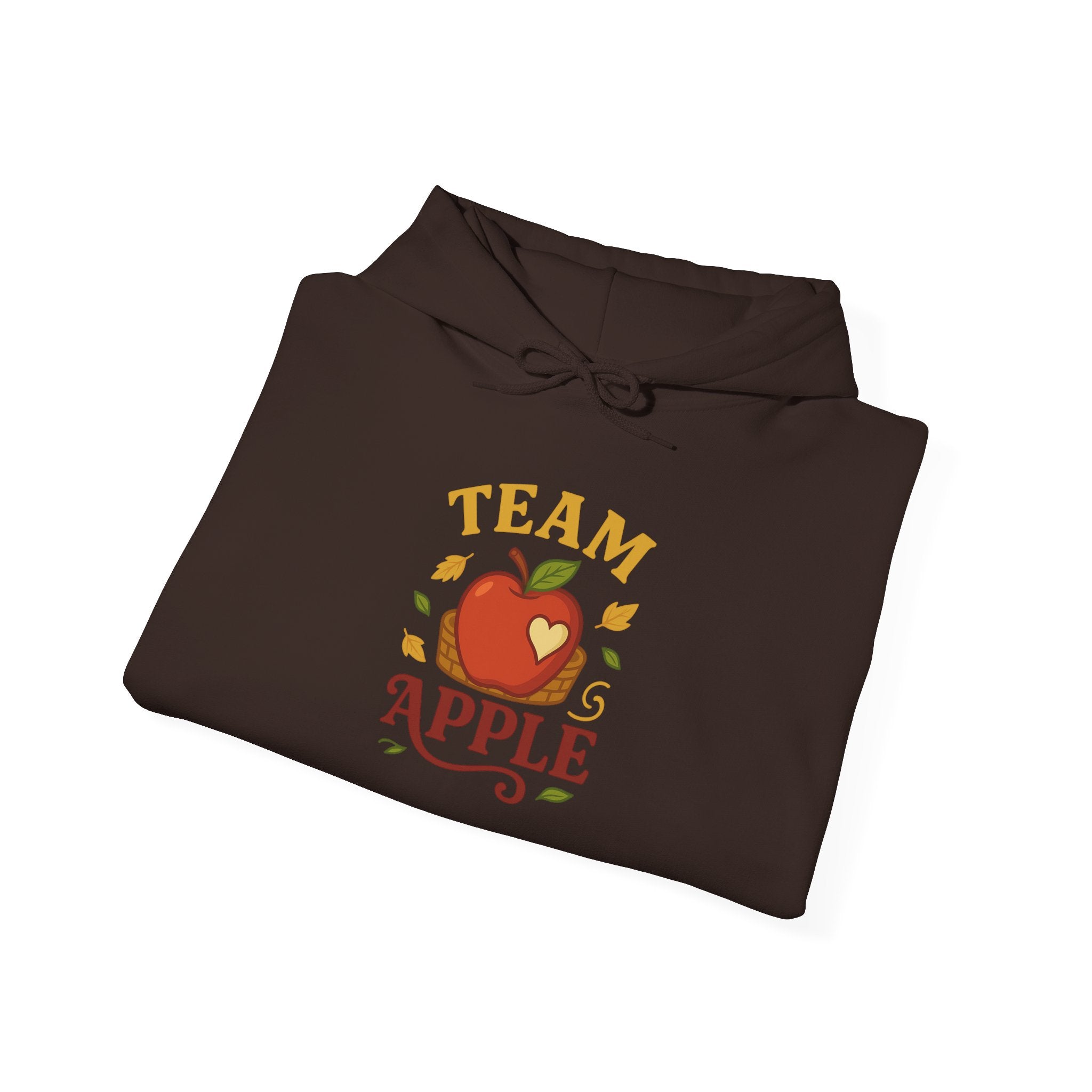 Team Apple Hoodie, Cozy Unisex Hooded Sweatshirt, Fall Fashion Sweatshirt, Perfect Gift for Teachers, Fruit Lover's Apparel