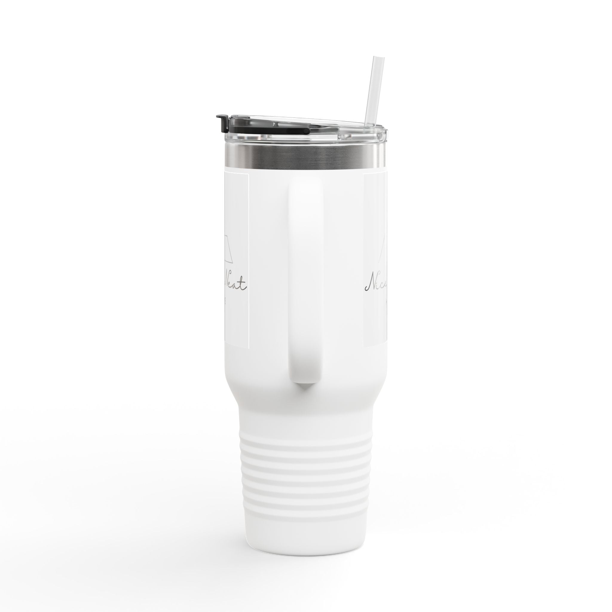 40oz Insulated Travel Mug — Minimal 'Nice & Neat Home' Logo Tumbler