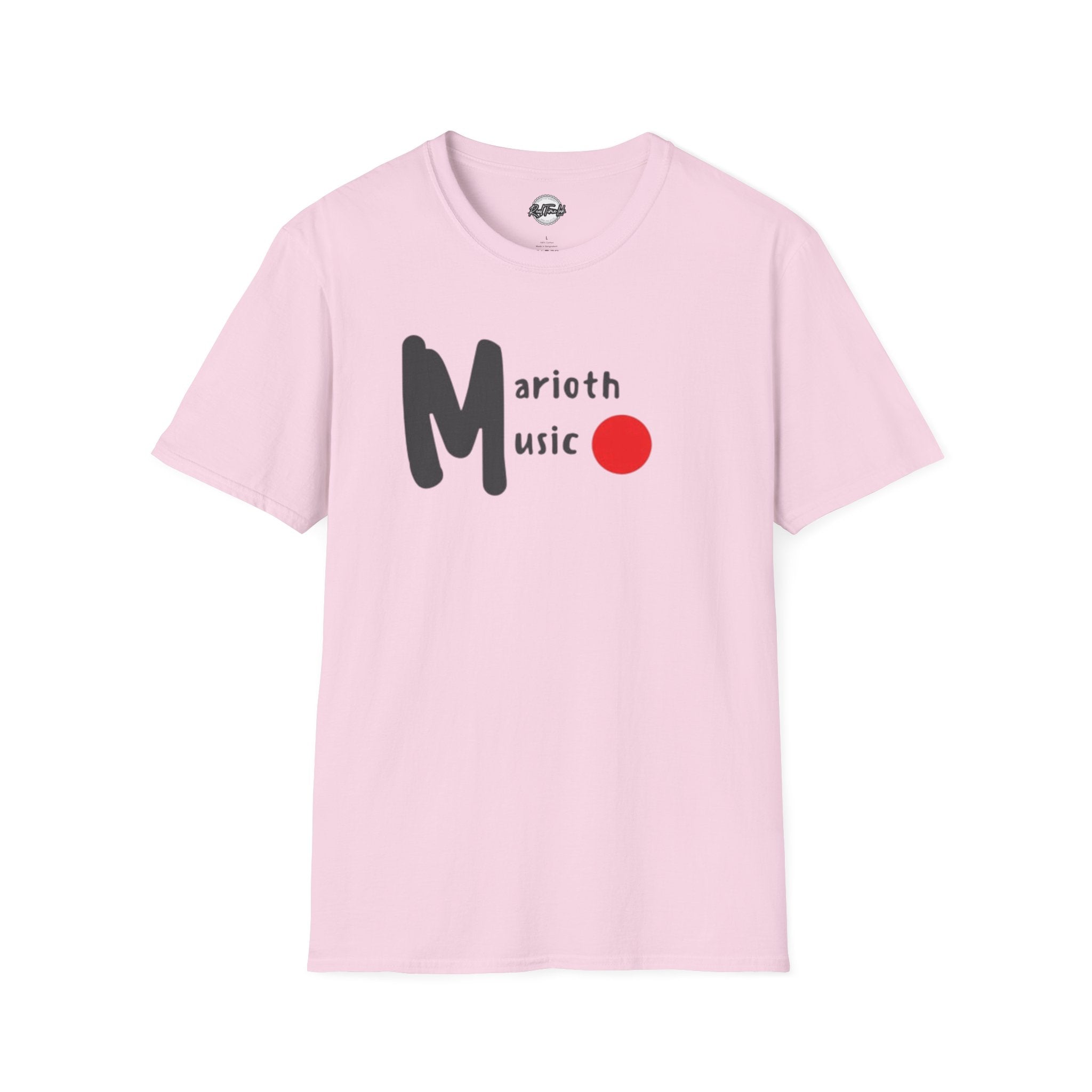 Marioth Music Logo Tee (Bold 'M' with Red Dot)