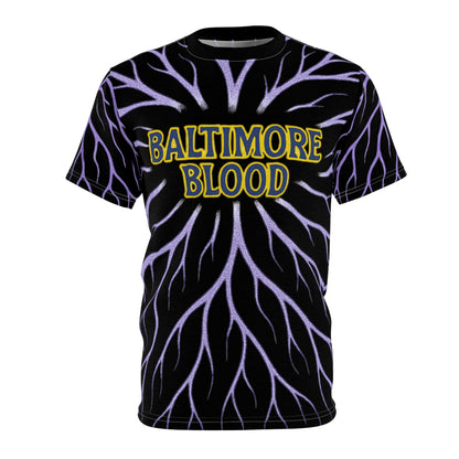 Baltimore Blood Unisex Tee, Hip Hop Fashion T-Shirt, Streetwear Style Shirt, Gifts for Baltimore Fans, Unique Graphic Tee