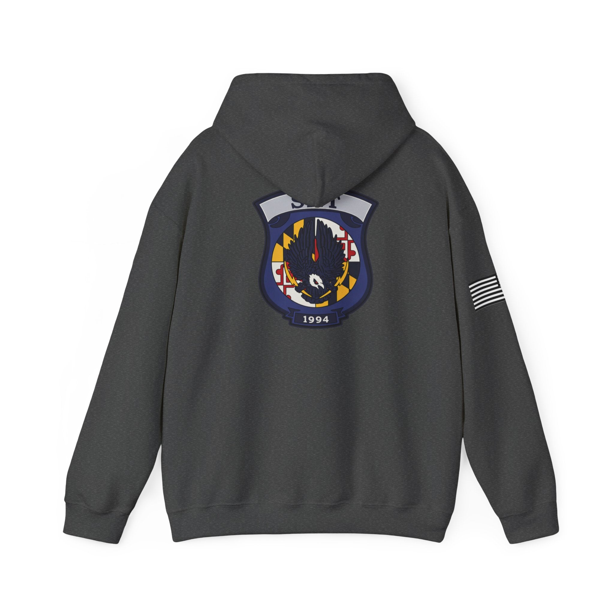 Level 2 SRT Hoodie — Firewatch Crest Graphic Hooded Sweatshirt