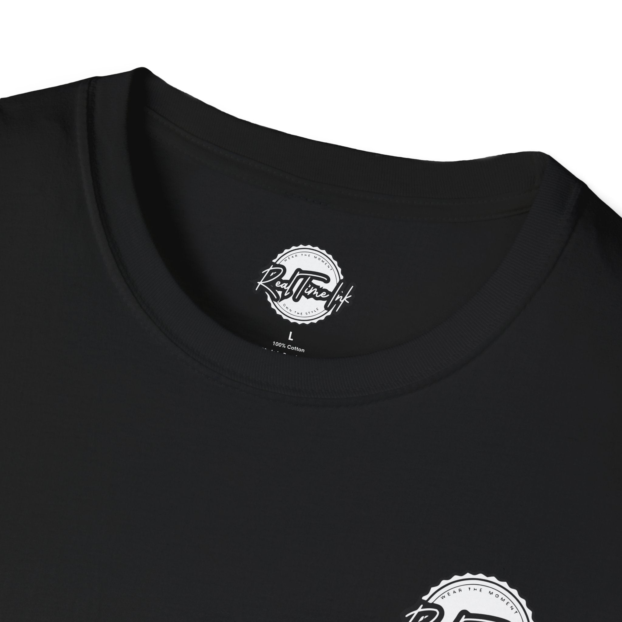 RealTimeInk Graphic T-Shirt — Modern Tech Logo Tee