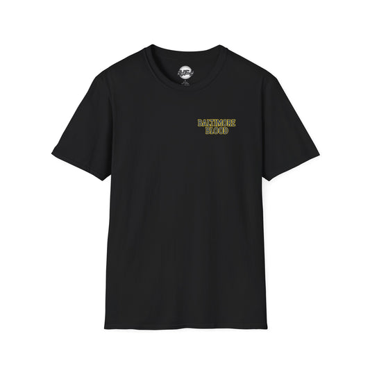 Baltimore Blood Unisex Softstyle T-Shirt, Casual Attire, Streetwear, Gift for Baltimore Fans, Sporty Style, Everyday Essential
