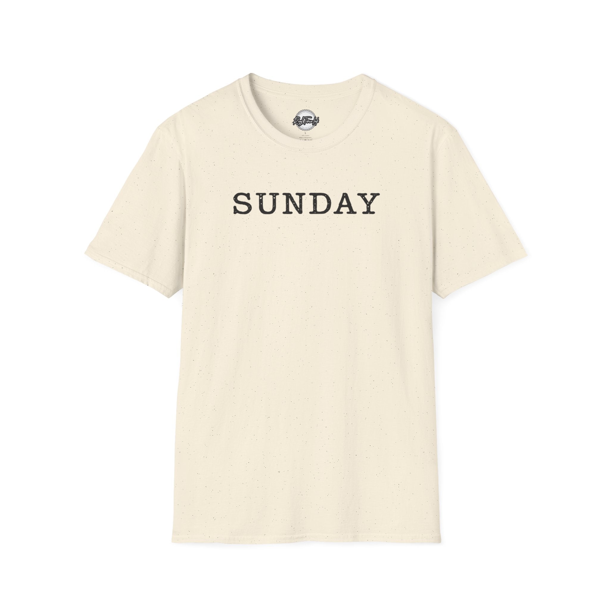 Sunday Graphic T-Shirt — Minimalist Weekend Tee