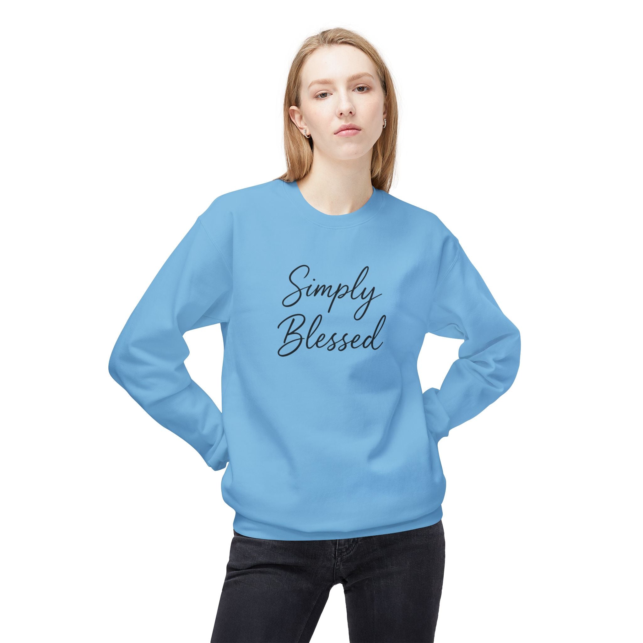 Simply Blessed Unisex Crewneck Sweatshirt