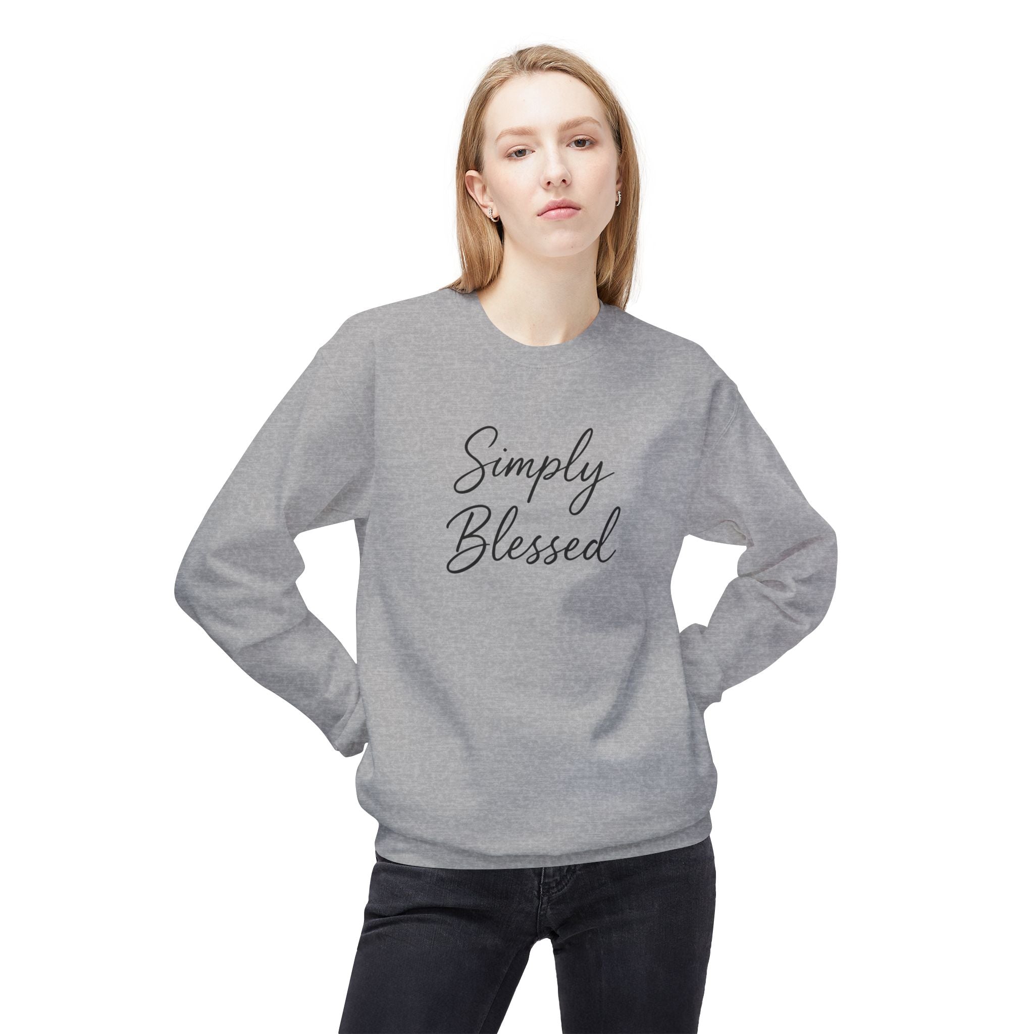 Simply Blessed Unisex Crewneck Sweatshirt