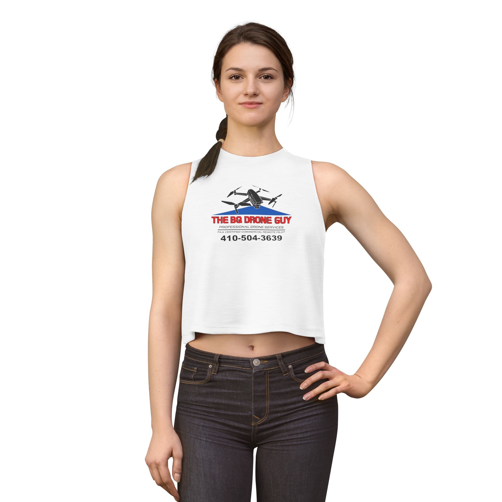 The BQ Drone Guy Women's Crop Top