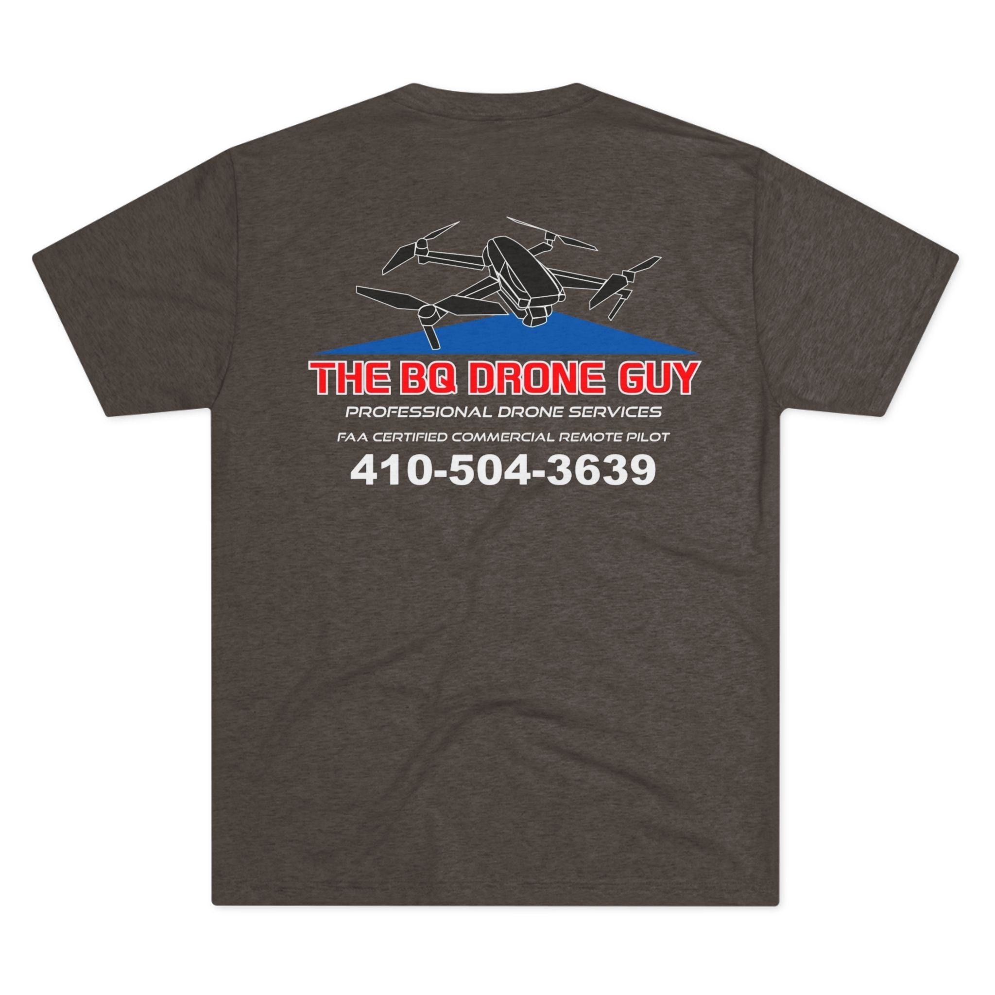 The BQ Drone Guy Logo & Contact Tee
