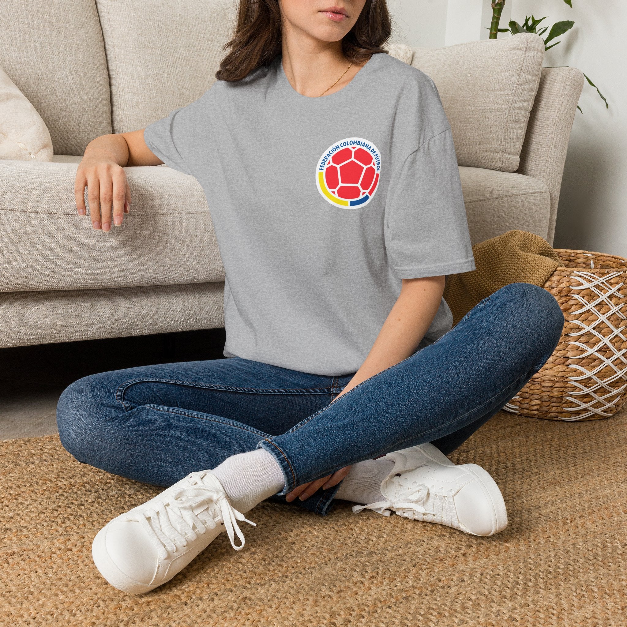 T-Shirt — Colombian Football Emblem Tee (Federación Colombiana de Fútbol)