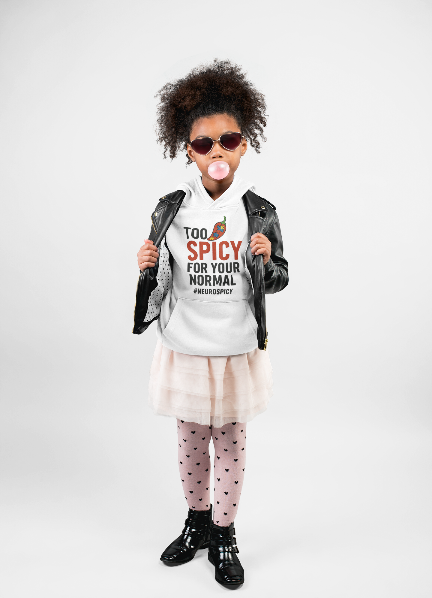 Kids 'Too Spicy For Your Normal' Heavy Cotton Tee