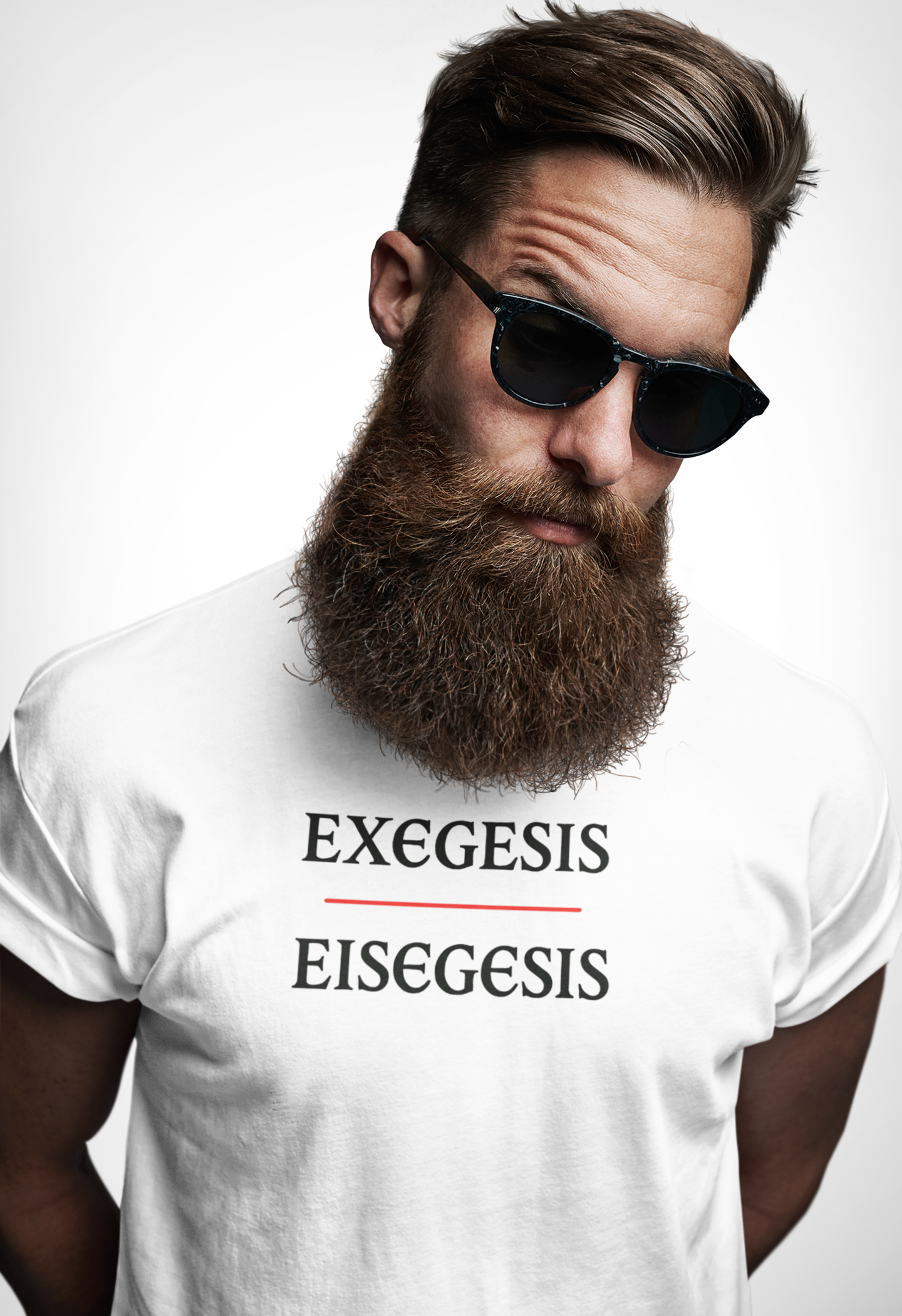 Scholarly Exegesis Tee | Unisex Casual Shirt, Philosophy Gift, Academic Wear, Literature Lover Gift, Study T-Shirt