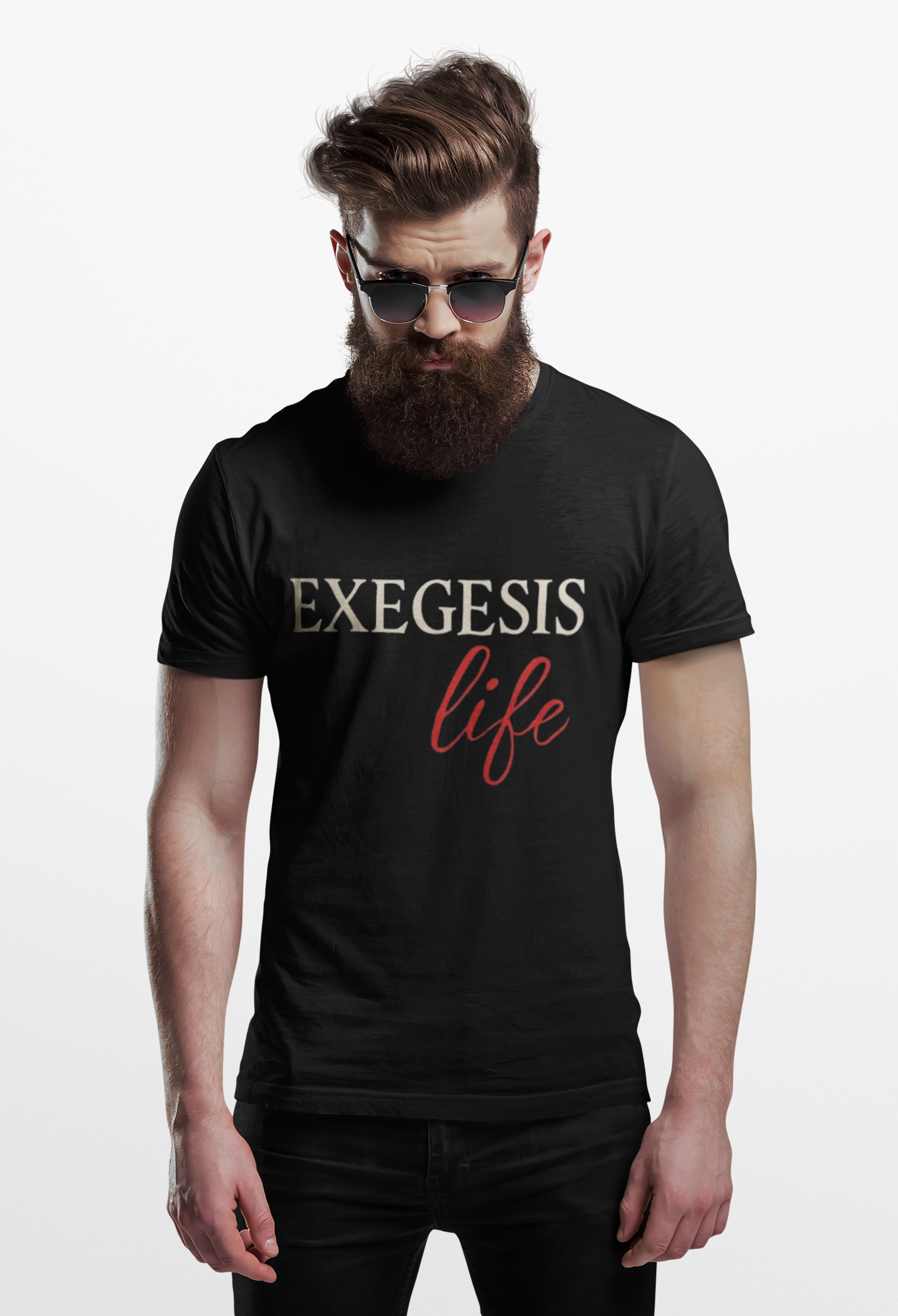 EXEGESIS Life Unisex Softstyle T-Shirt | Comfortable Casual Wear, Perfect for Everyday, Gift for Theology Enthusiasts, Church Events, [...]