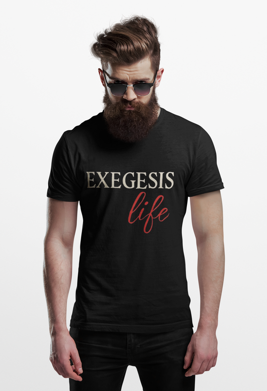 EXEGESIS Life Unisex Softstyle T-Shirt | Comfortable Casual Wear, Perfect for Everyday, Gift for Theology Enthusiasts, Church Events, [...]