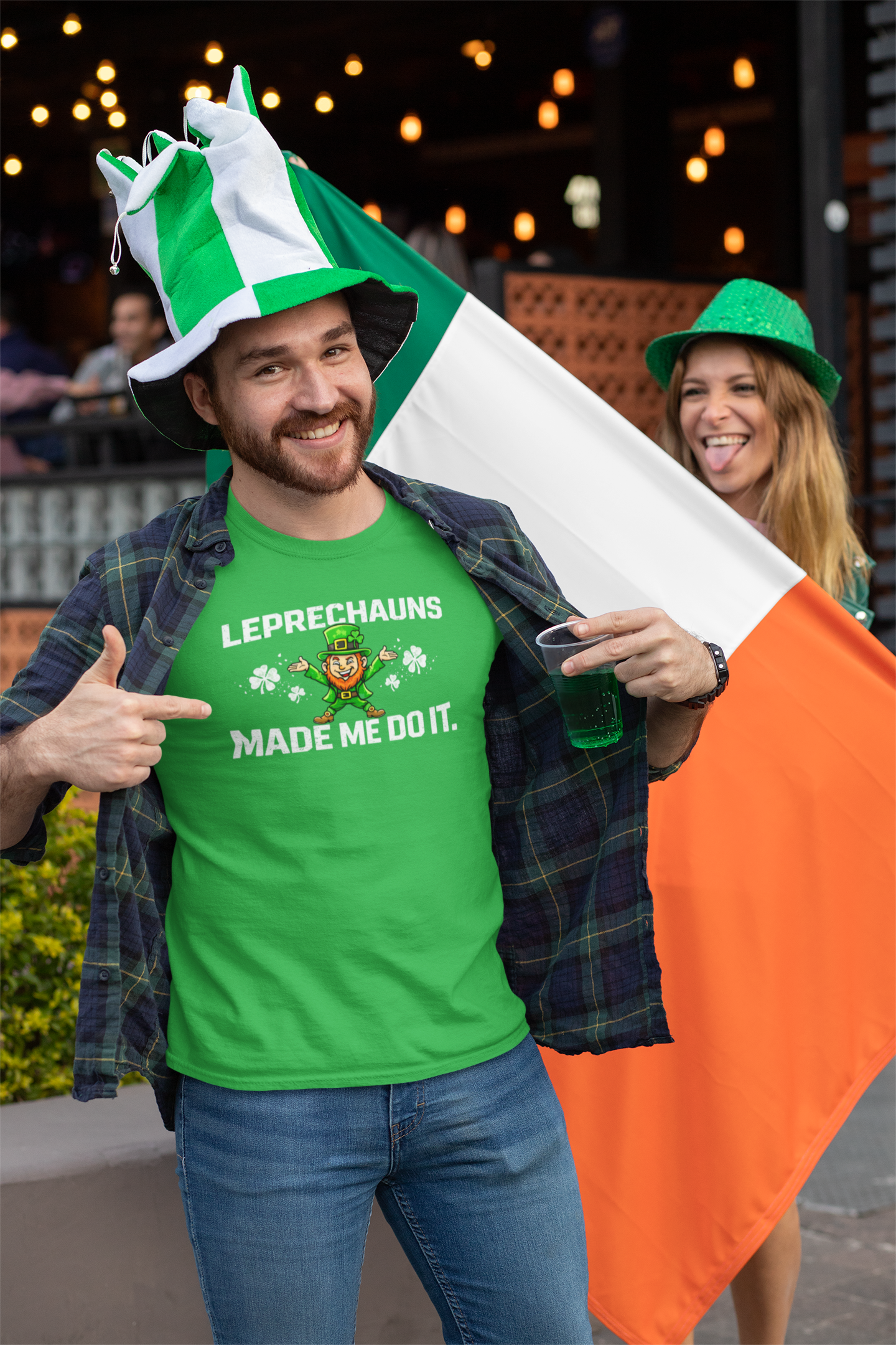 St. Patrick's 'Leprechauns Made Me Do It' T-Shirt