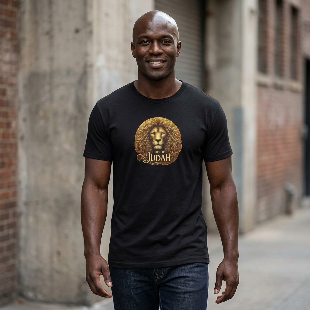 Lion of Judah Unisex Softstyle T-Shirt - Spiritual and Inspirational Apparel