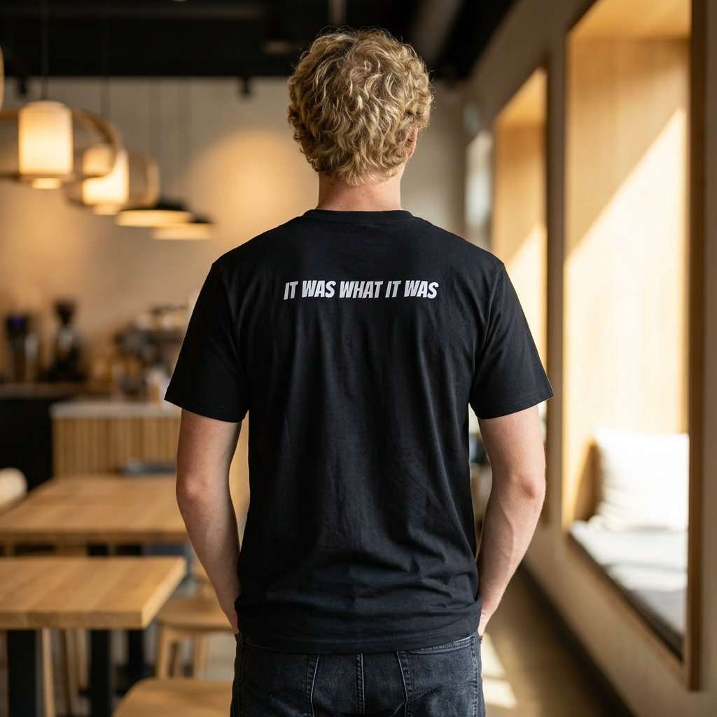 'It Is What It Is' Minimalist Text T-Shirt