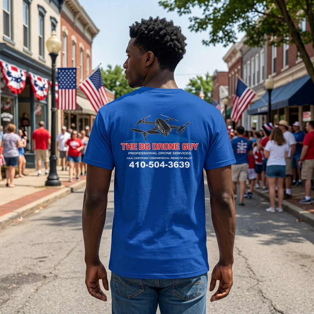 The BQ Drone Guy Logo Tee