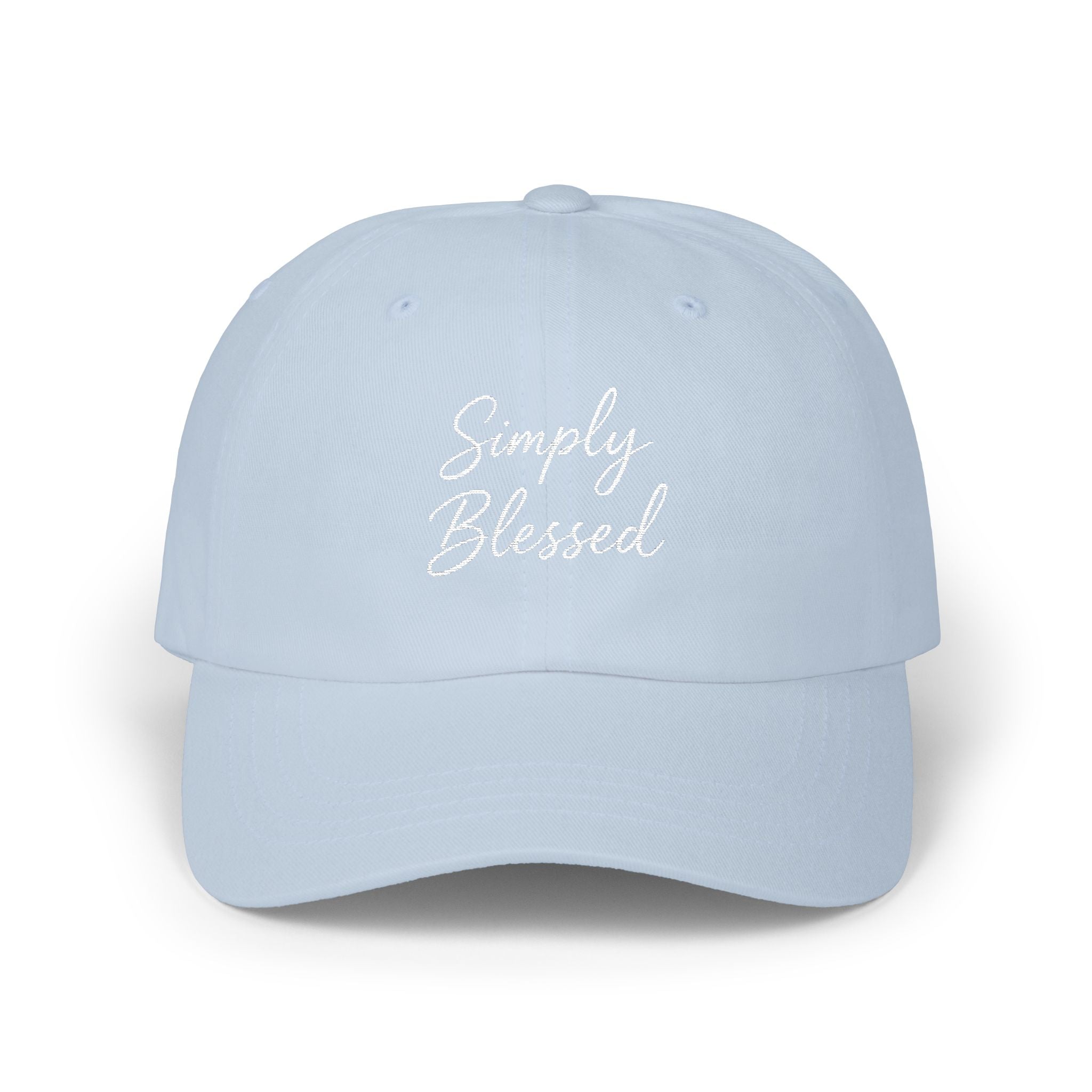 Simply Blessed Classic Dad Cap | Casual Everyday Hat, Gift for Dads, Summer Fashion, Positive Vibes, Outdoor Activities