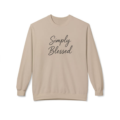 Simply Blessed Unisex Crewneck Sweatshirt
