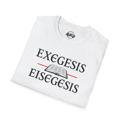 Biblical Studies T-Shirt | Exegesis & Eisegesis Shirt for Theology Lovers, Gift for Students, Religious Occasion Apparel