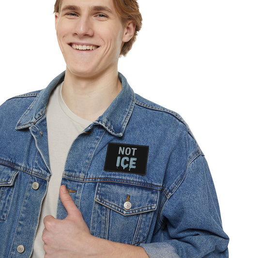 Iron-On Patches - Not ICE Political Activism Patch