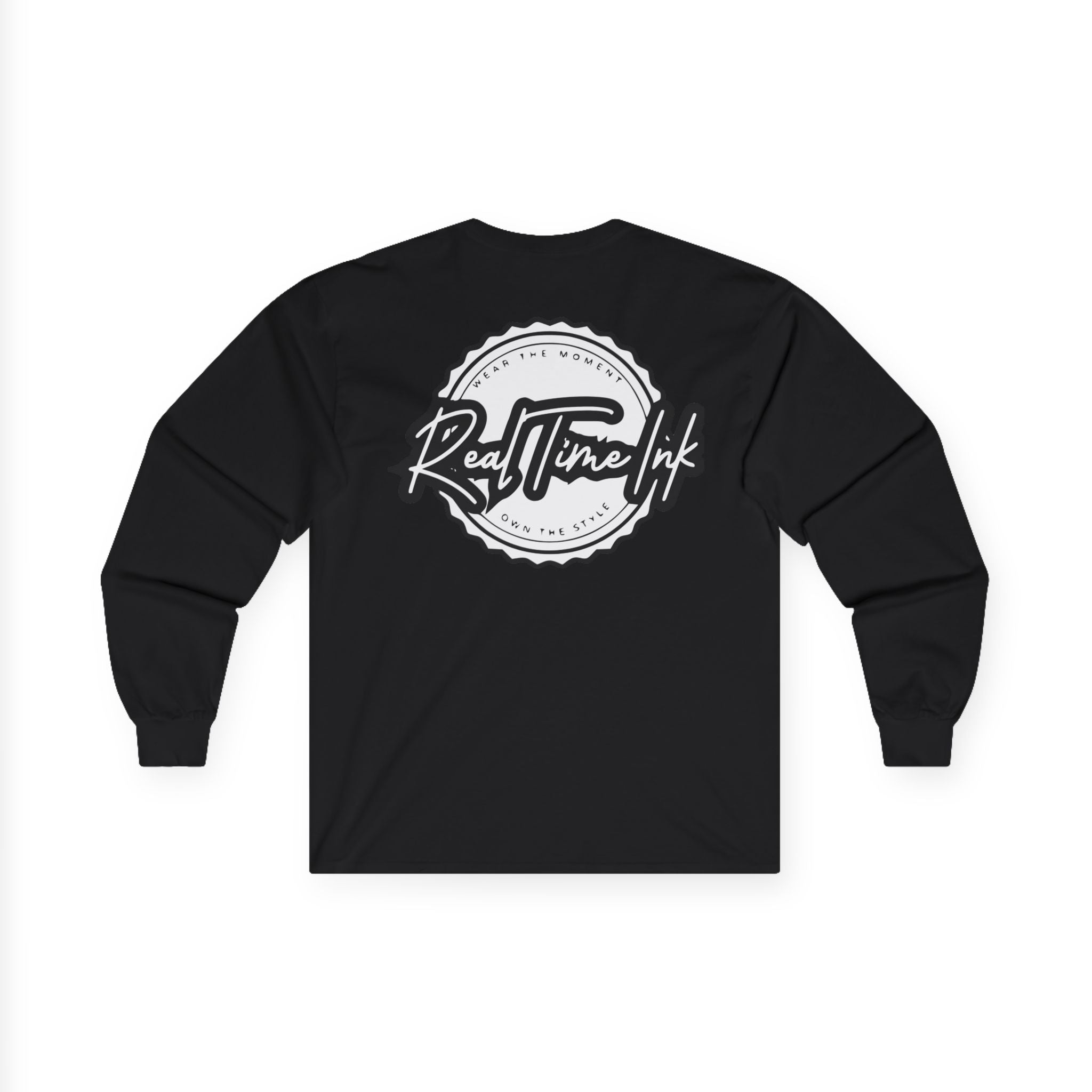 'Real Time Ink' Logo Chest & Back Graphic