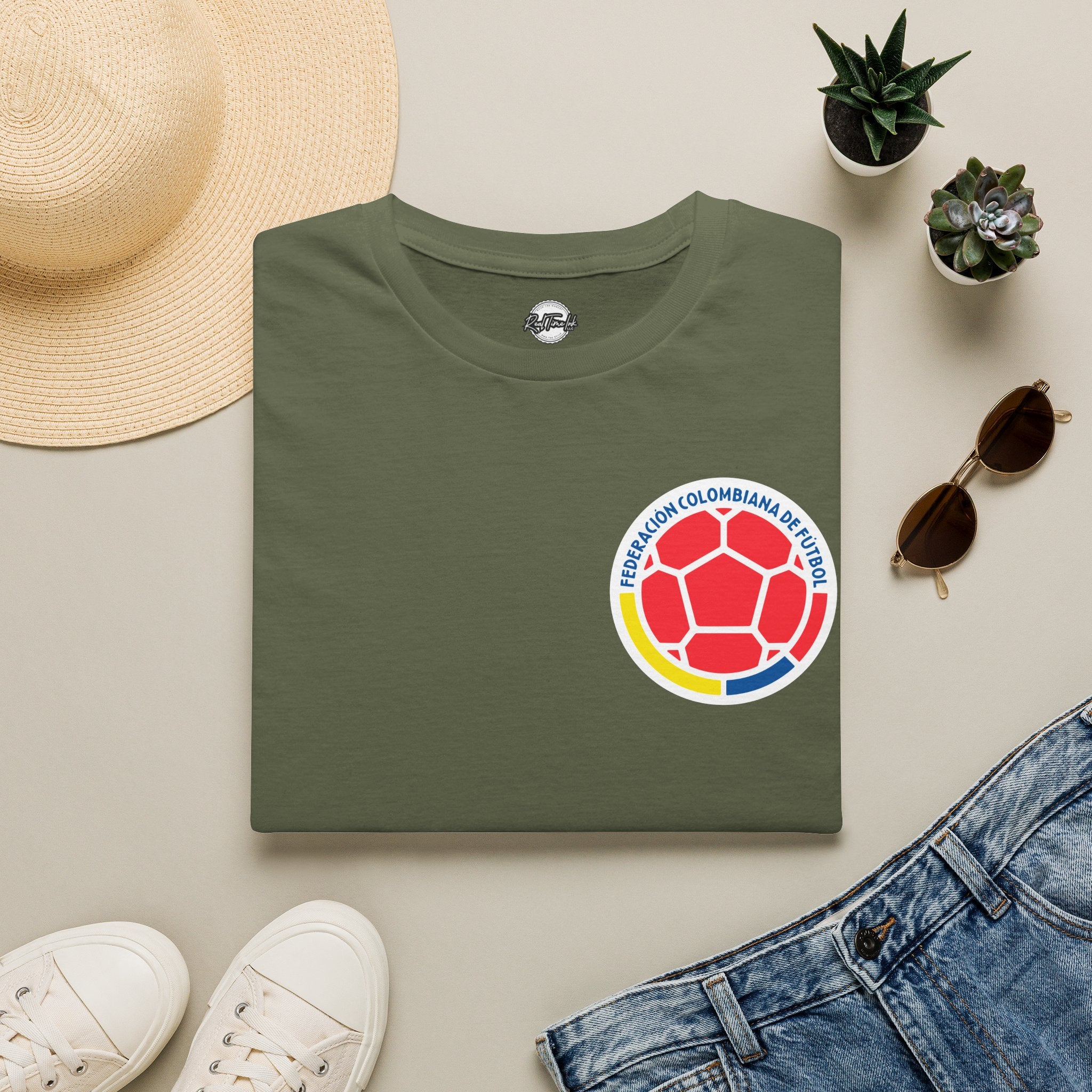 T-Shirt — Colombian Football Emblem Tee (Federación Colombiana de Fútbol)