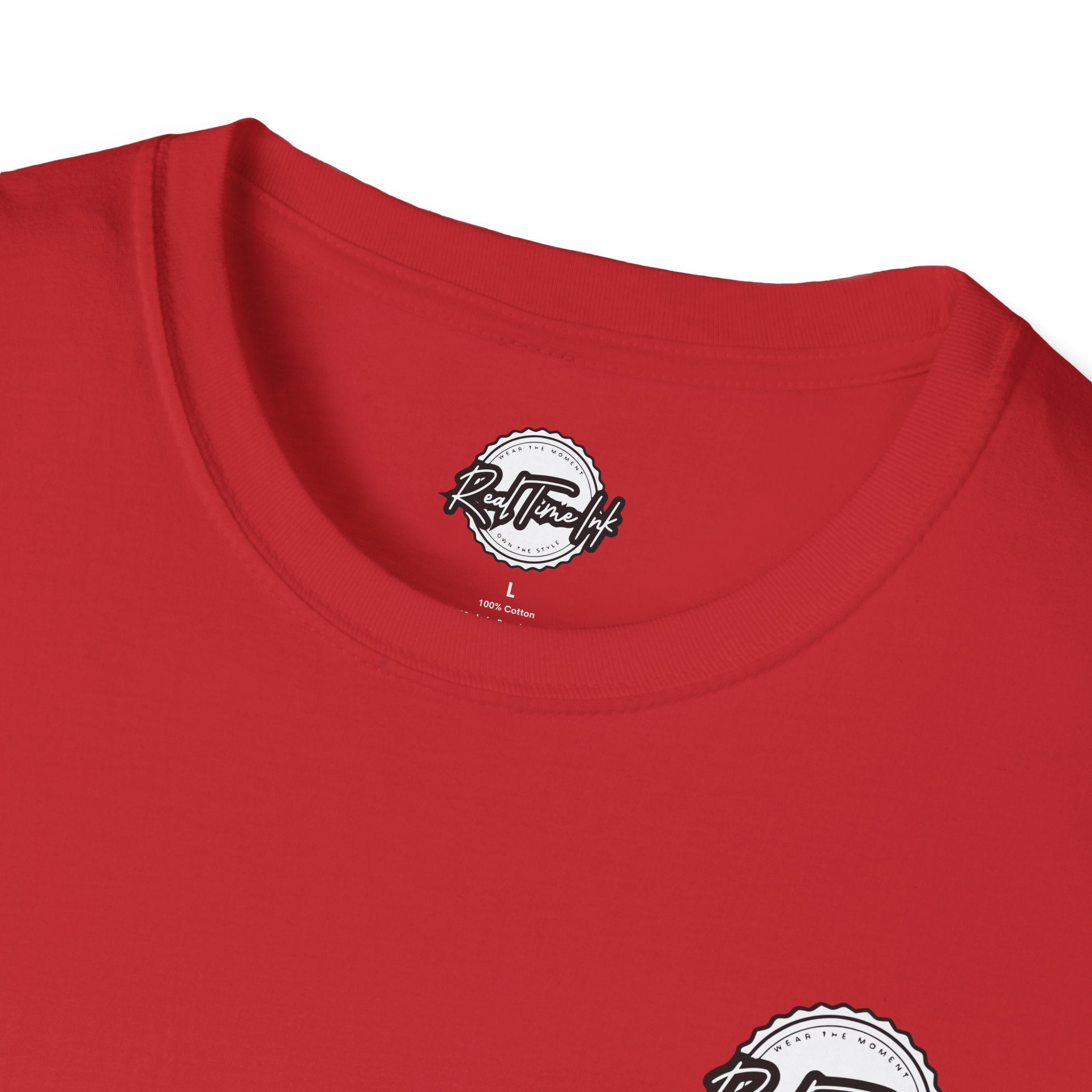 RealTimeInk Graphic T-Shirt — Modern Tech Logo Tee