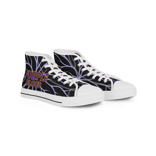 Copy of High Top Sneakers Purple Blood Design