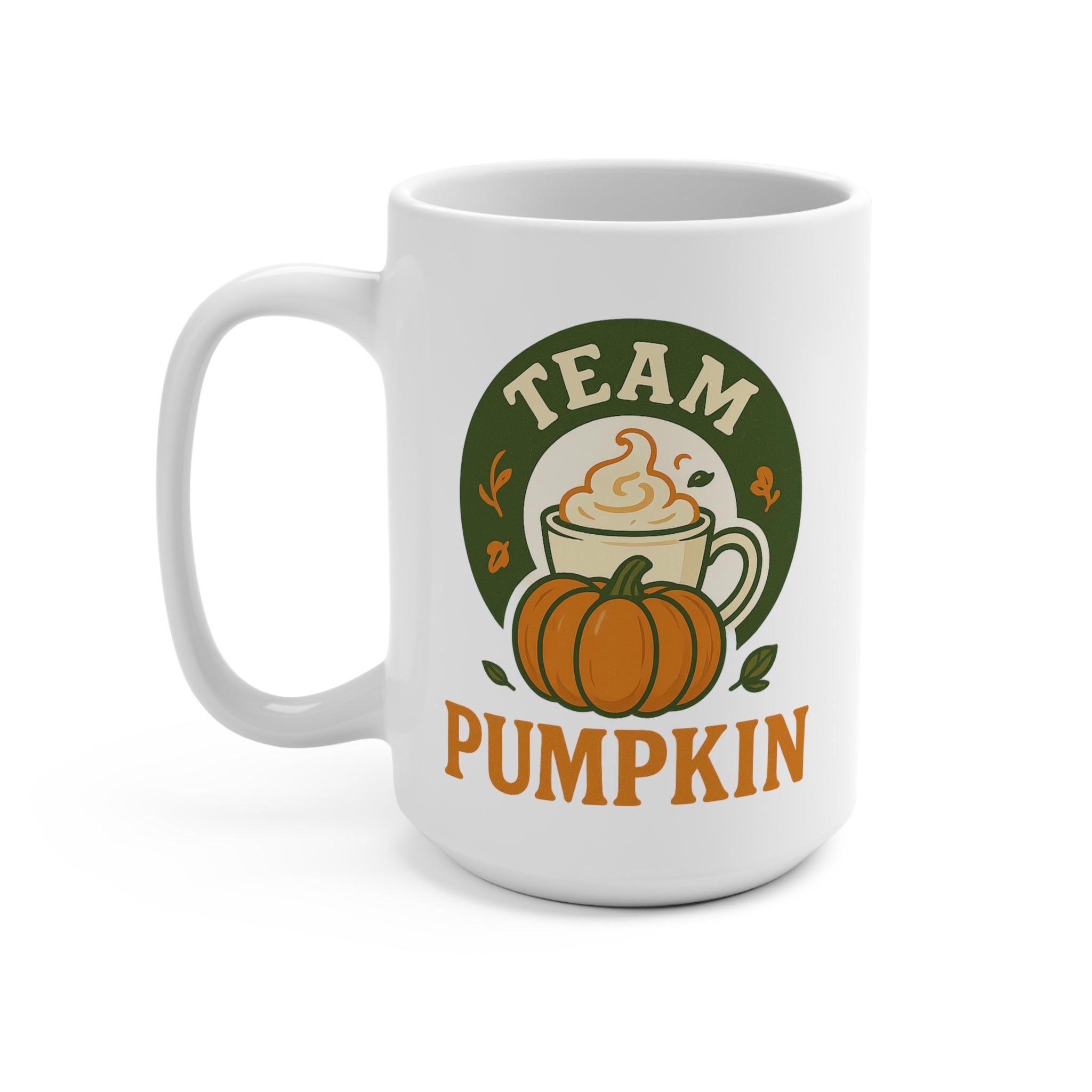 Team Pumpkin Coffee Mug - Fall Decor, Thanksgiving Gift, Pumpkin Spice Lovers, Autumn Vibes, Cozy Kitchen Essential