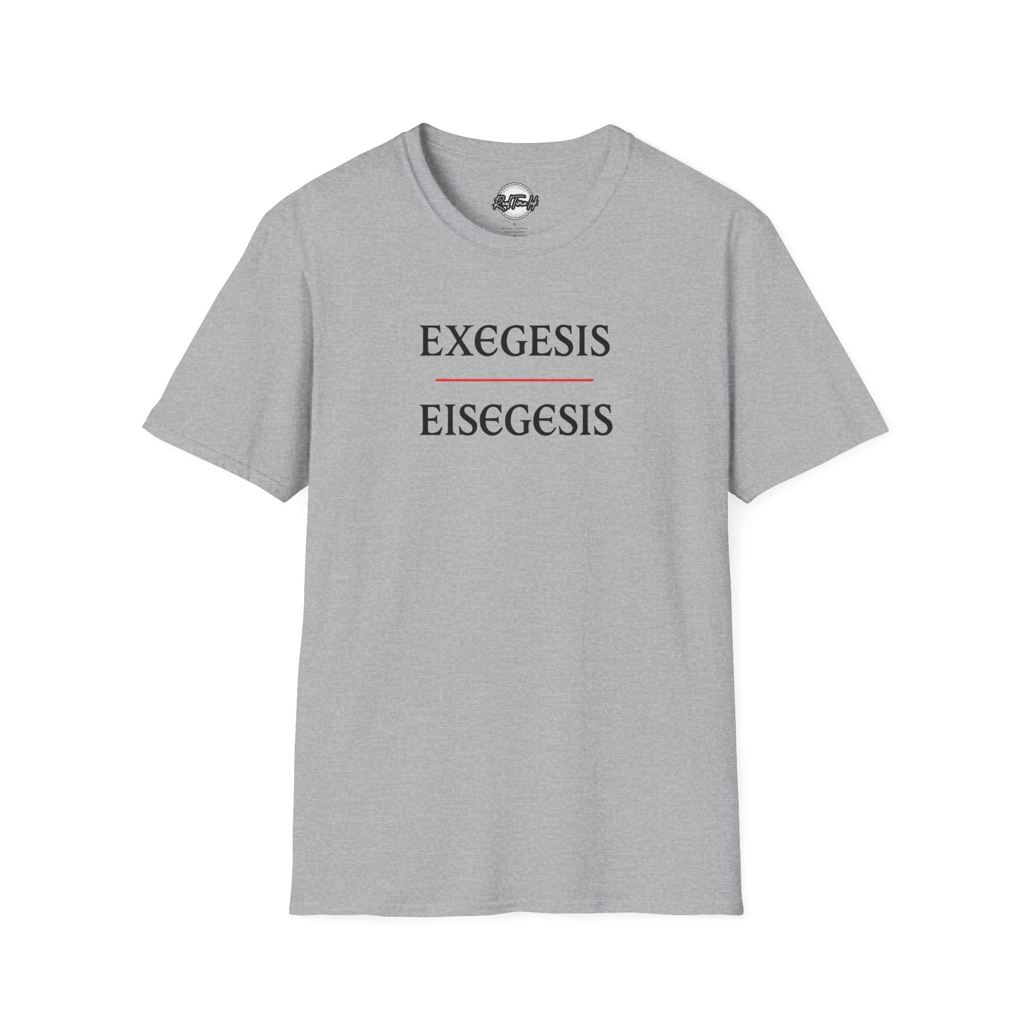 Scholarly Exegesis Tee | Unisex Casual Shirt, Philosophy Gift, Academic Wear, Literature Lover Gift, Study T-Shirt