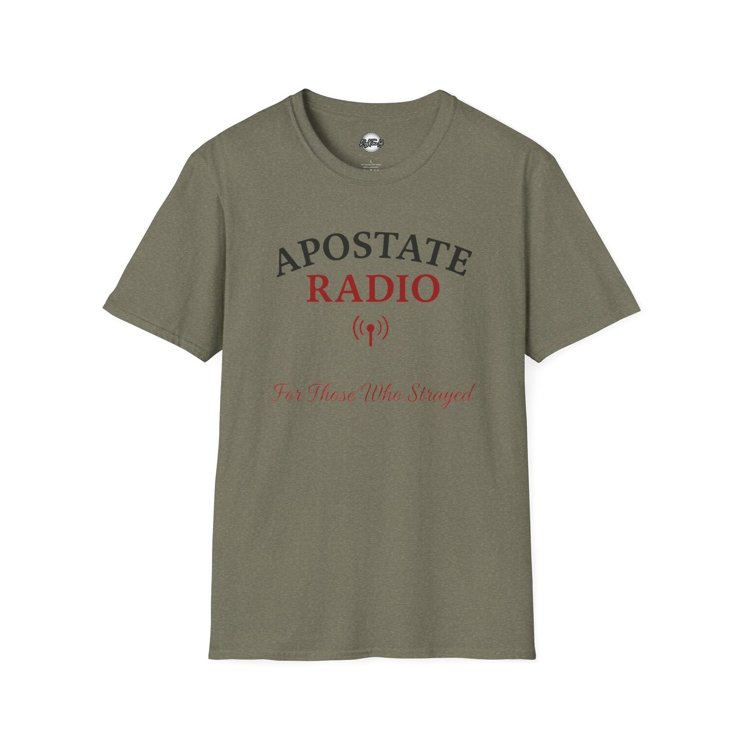 Apostate Radio T-Shirt - Unisex Softstyle Tee for Free Spirits