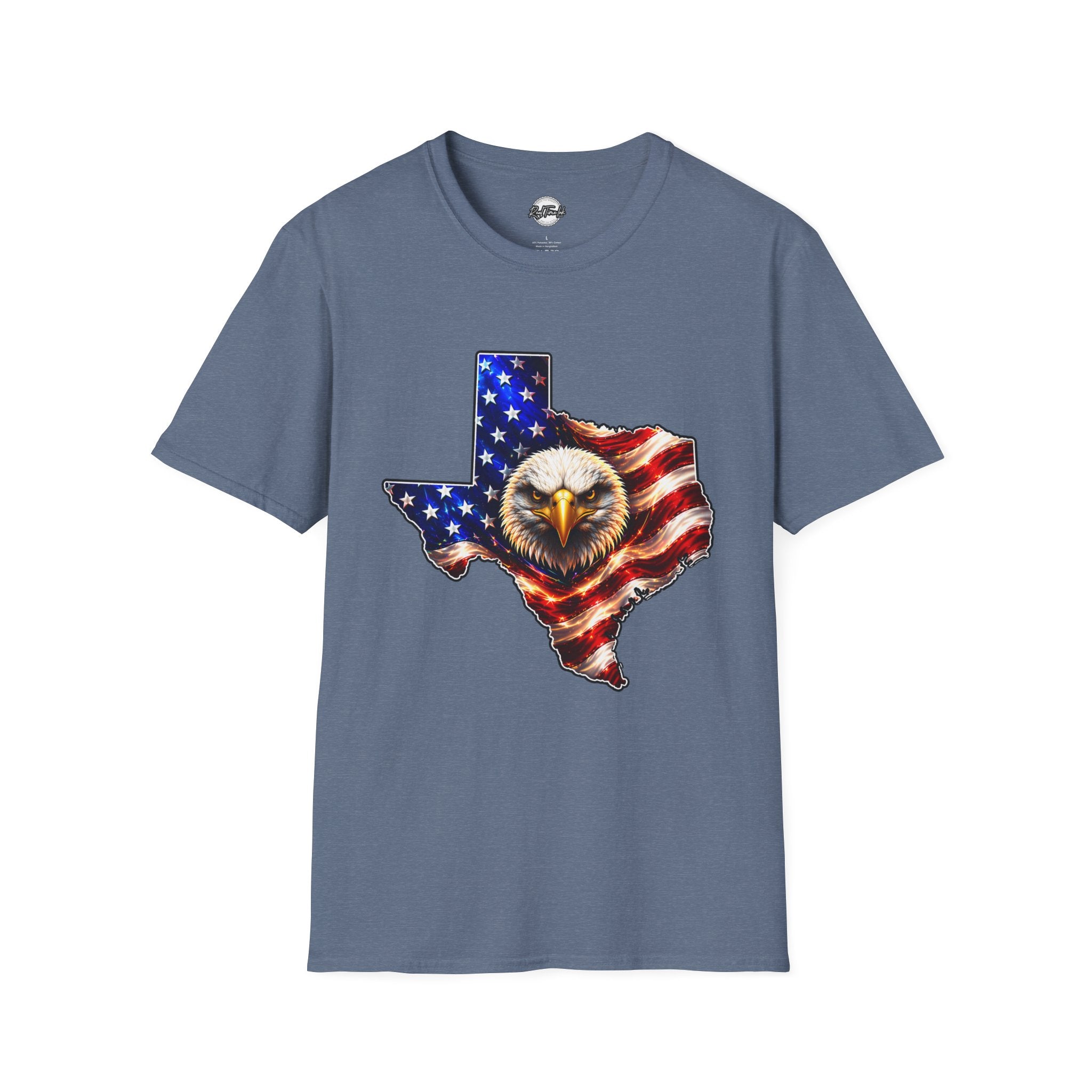 Texas American Flag Eagle T-Shirt — Patriotic Lone Star Tee