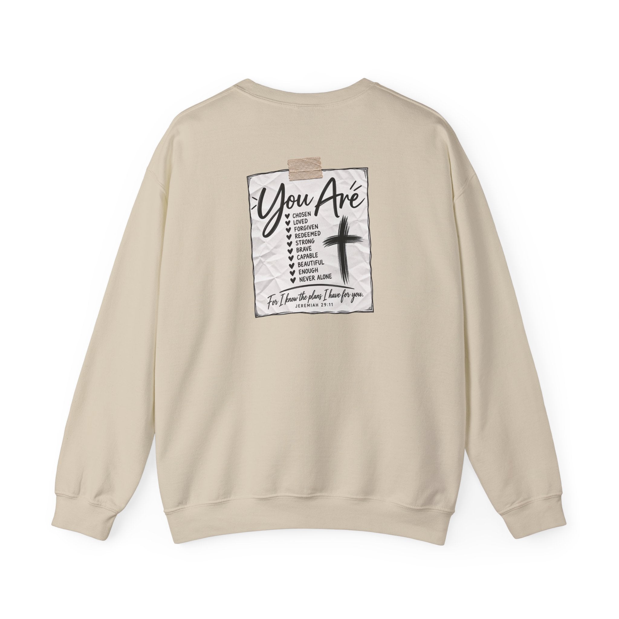 You are enough affirmation Unisex Heavy Blend™ Crewneck Sweatshirt