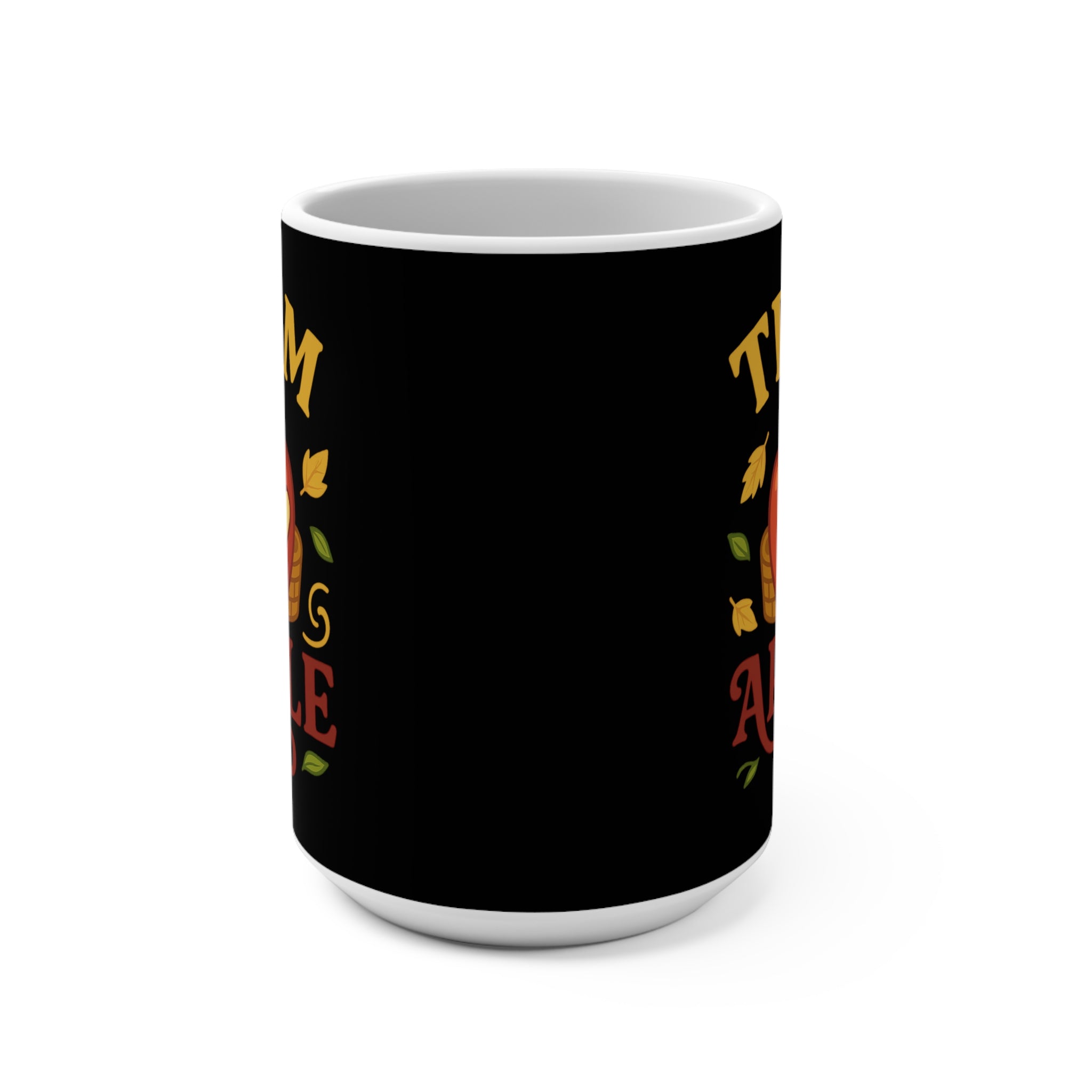 Whimsical Apple-Themed Mug for Team Spirit Enthusiasts, Perfect for Gifts, Fall Celebrations, and Cozy Coffee Moments, Apple Lovers, [...]