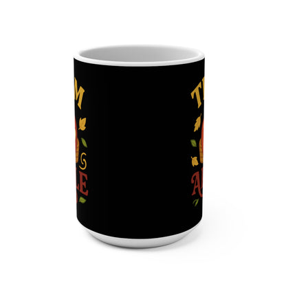Whimsical Apple-Themed Mug for Team Spirit Enthusiasts, Perfect for Gifts, Fall Celebrations, and Cozy Coffee Moments, Apple Lovers, [...]