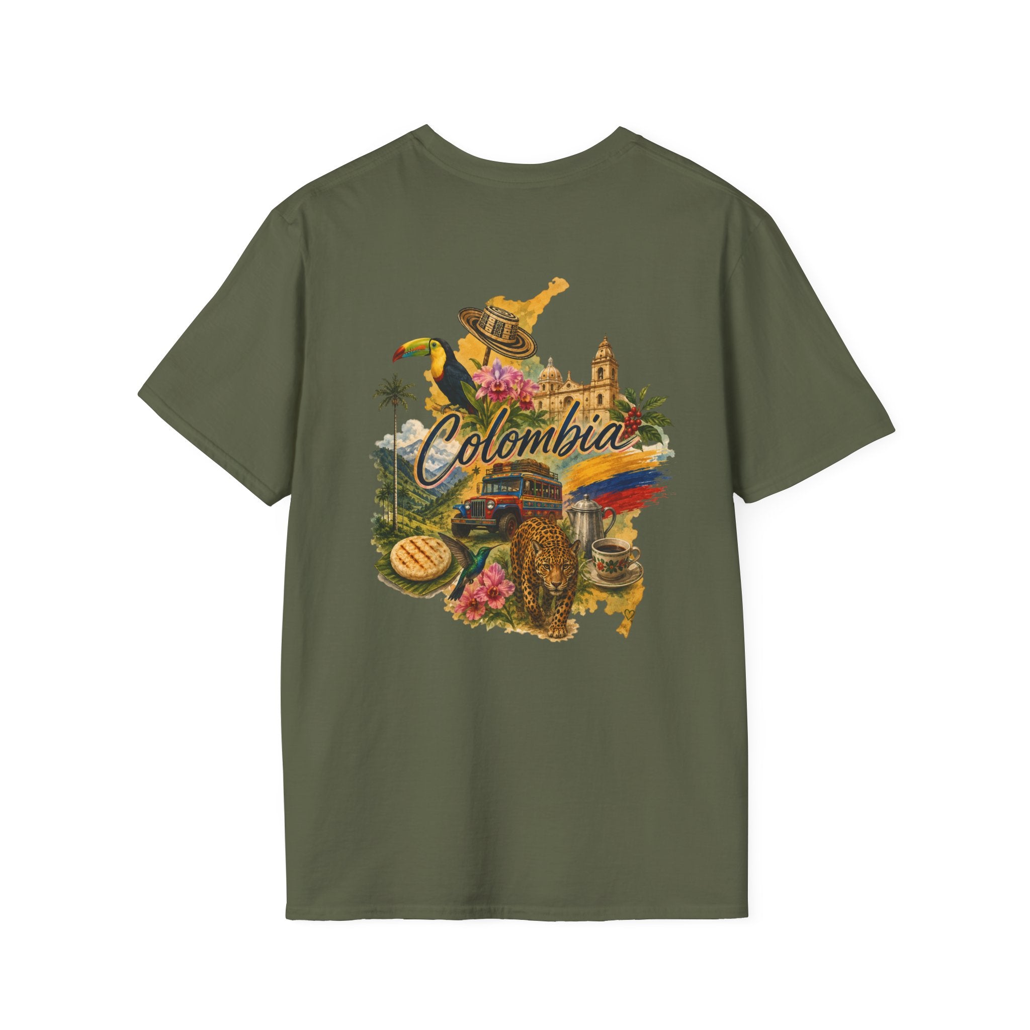 T-Shirt — Colombian Football Emblem Tee (Federación Colombiana de Fútbol)
