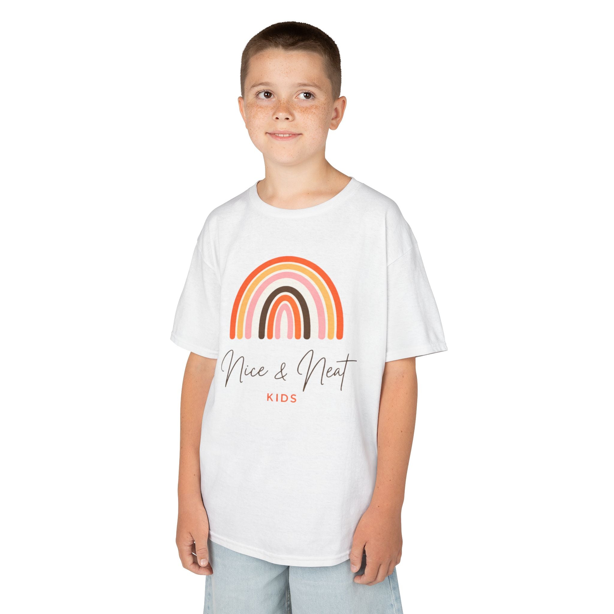 Nice & Neat Kids Rainbow Retro Graphic Shirt