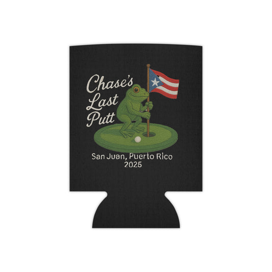 Personalized Can Cooler - Chase's Last Putt - Fun Golf Gift for Celebrations
