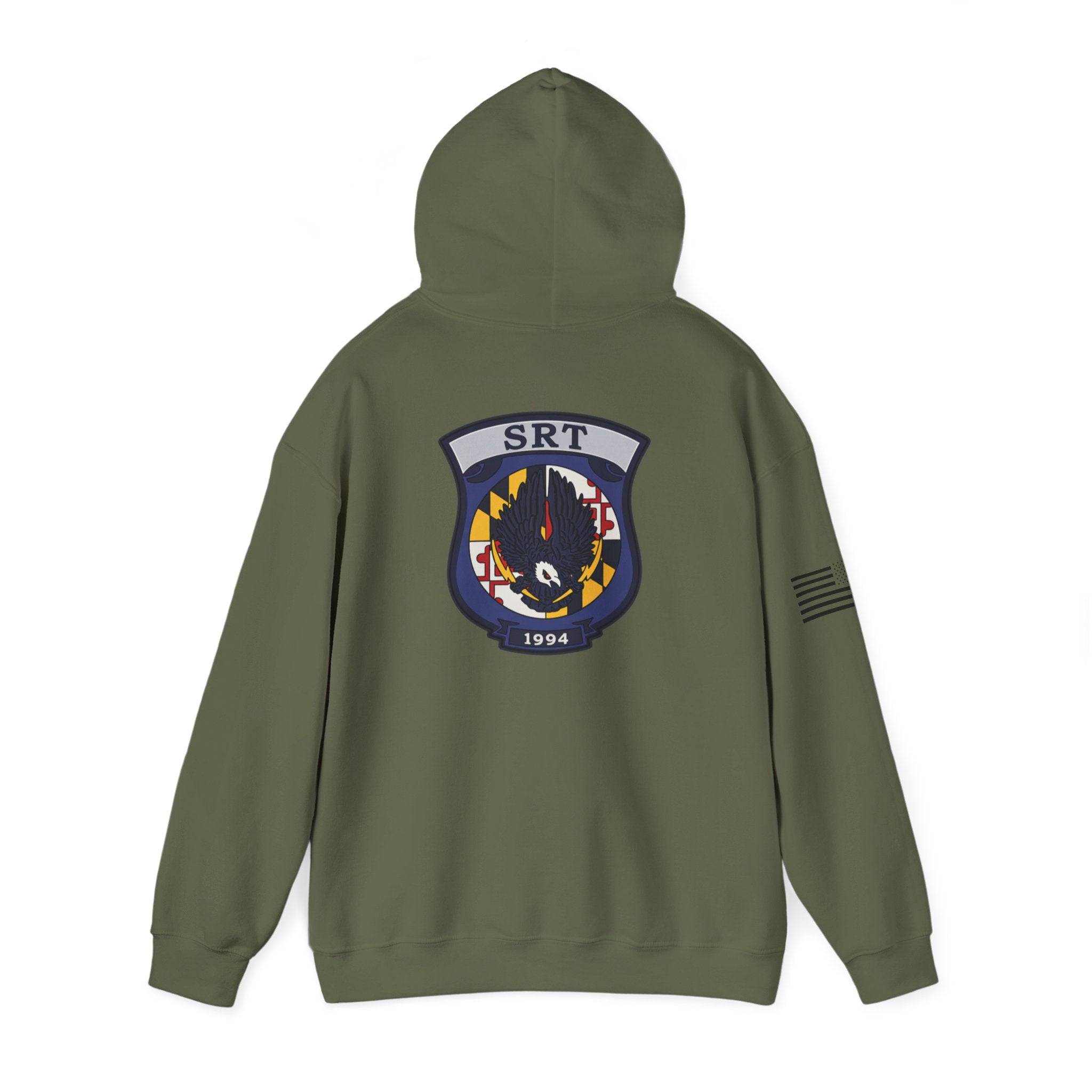 Level 2 SRT Hoodie — Firewatch Crest Graphic Hooded Sweatshirt