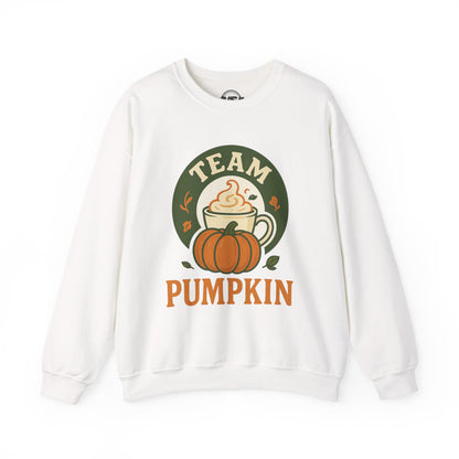 Crewneck Sweatshirt - Team Pumpkin Halloween Fall Design