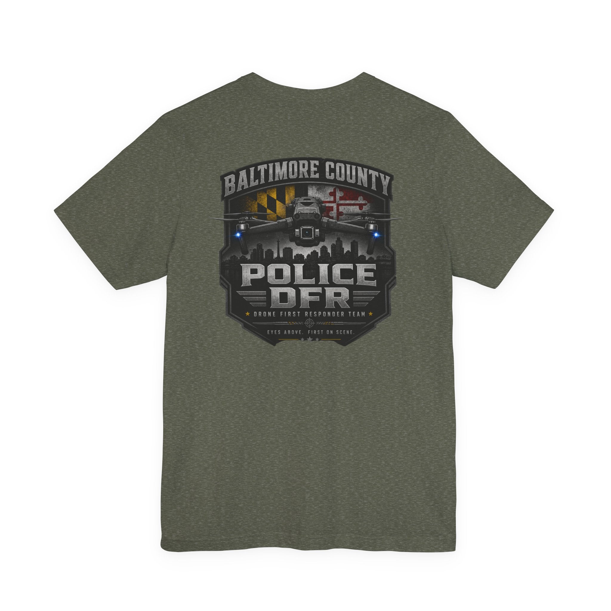 Police D.F.R. Baltimore County T-Shirt — Law Enforcement Support Tee
