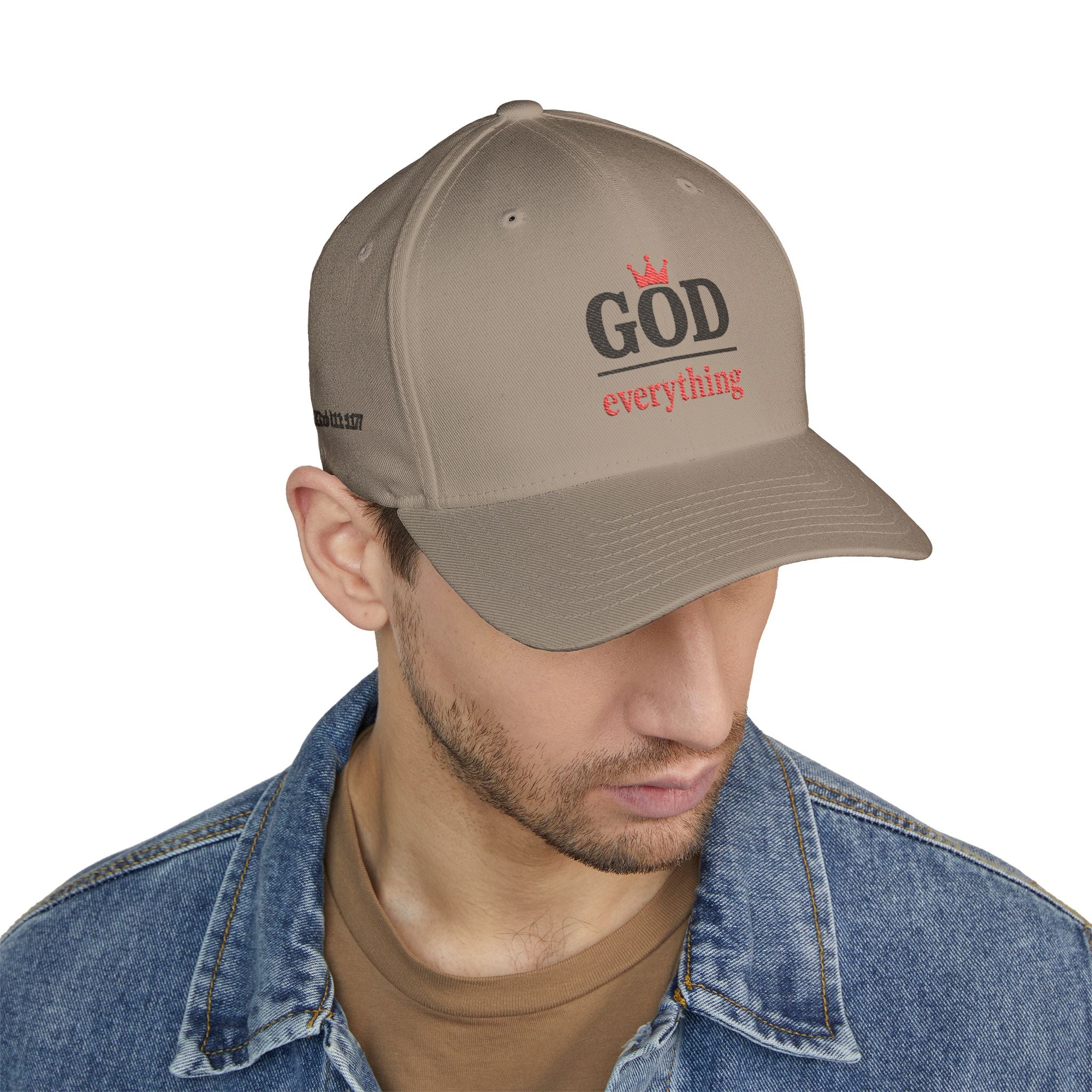 Embroidered Cap - God over Everything Design